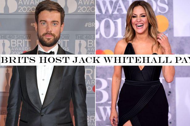 BRITs host Jack Whitehall pays emotional tribute to Caroline Flack at ceremony