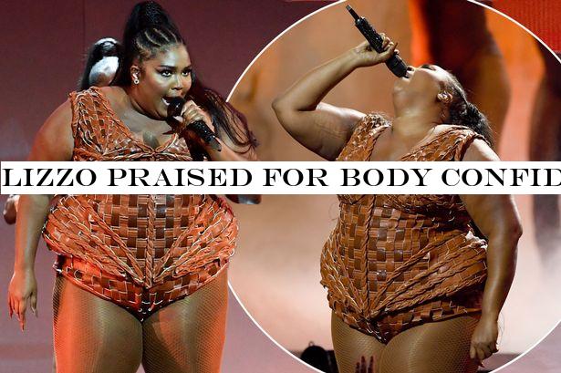 Lizzo praised for body confidence as she performs at BRITs in tiny leotard