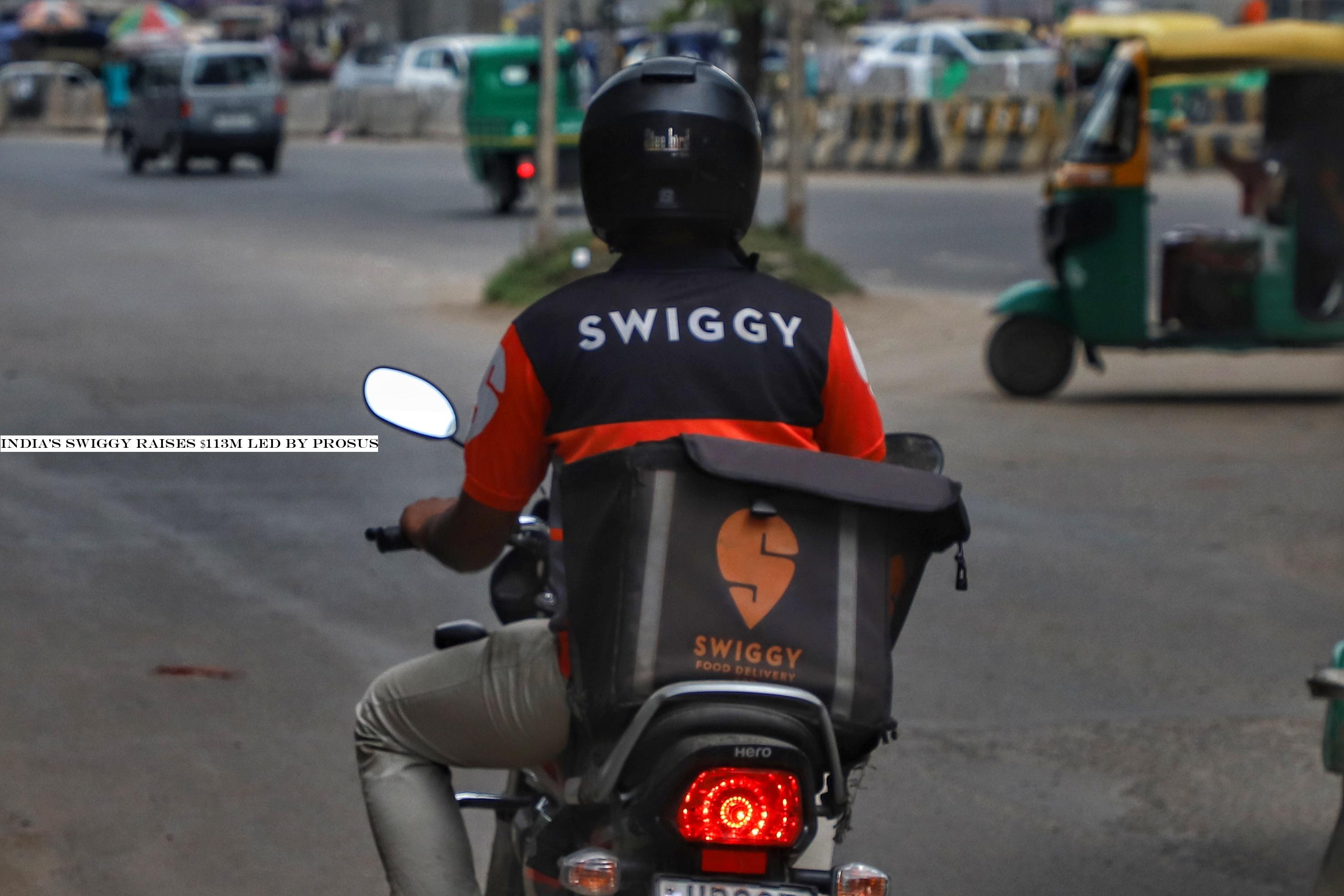 IndiaSwiggy raises $113M led by Prosus