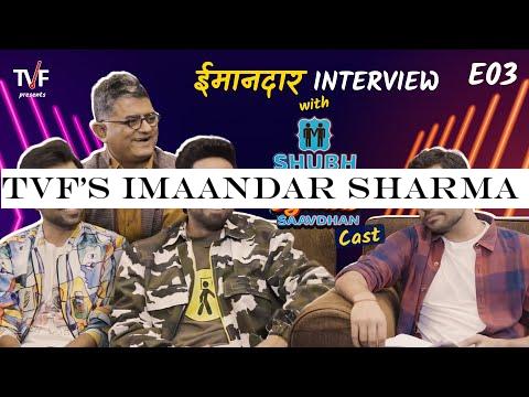 TVF's Imaandar Sharma with Ayushmann Khurrana, Jeetu and Gajraj Rao