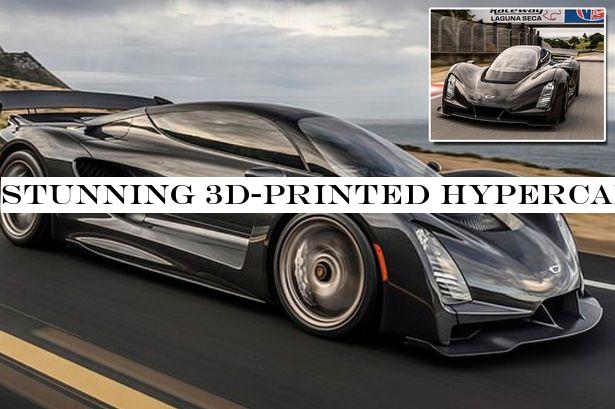 Stunning 3D-printed hypercar drives at 248mph - but comes with a £1.3m price tag