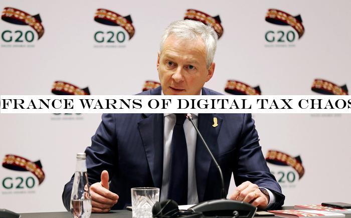 France warns of digital tax chaos without new deal