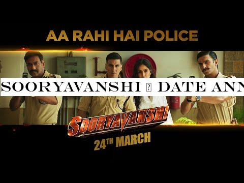 Sooryavanshi | Date Announcement | Akshay K, Ajay D, Ranveer S, Katrina K| Rohit Shetty | 24th March