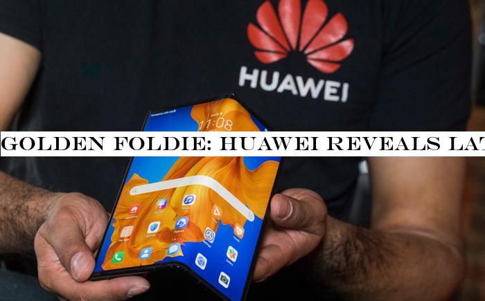 Golden foldie: Huawei reveals latest folding smartphone