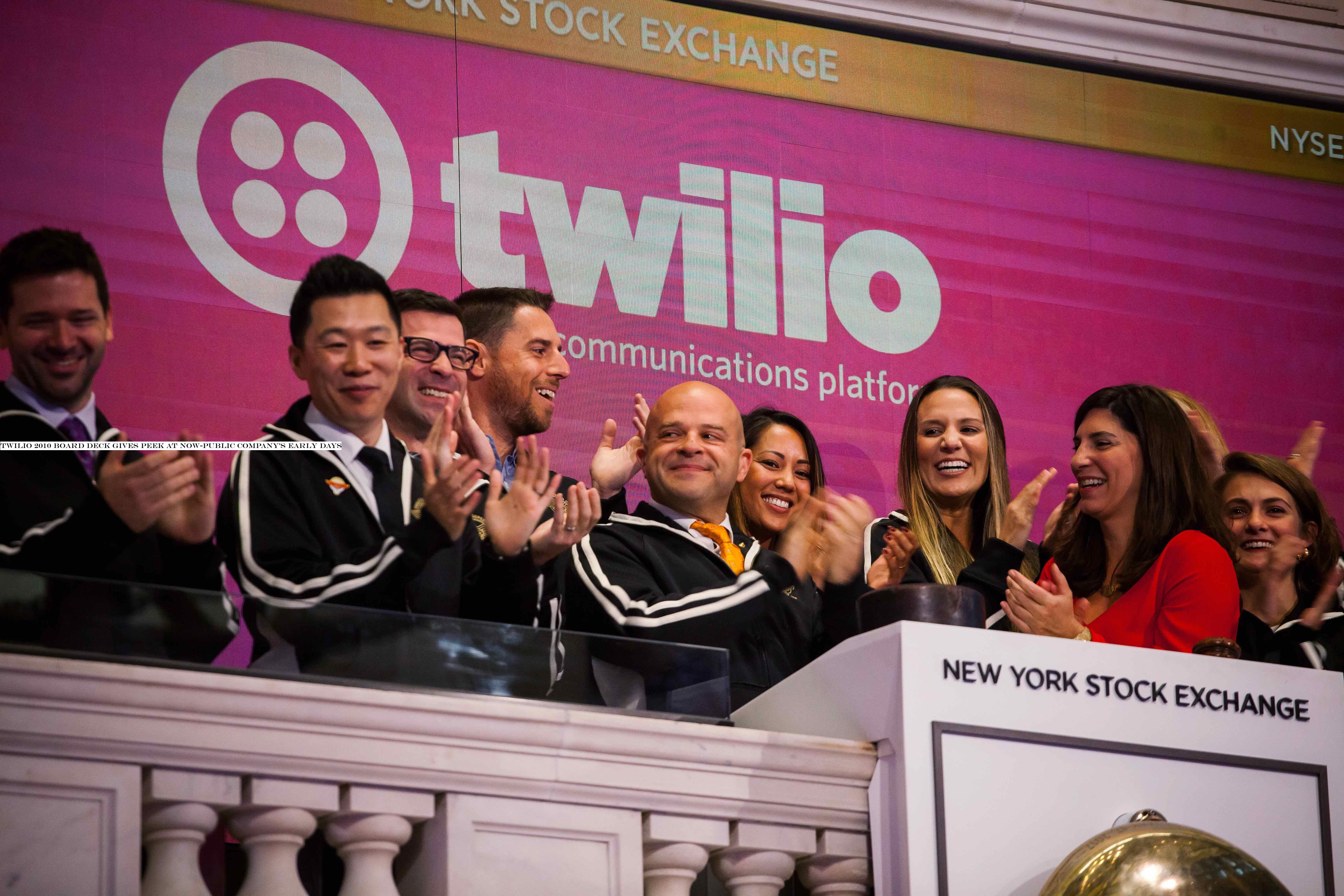 Twilio 2010 board deck gives peek at now-public companyearly days