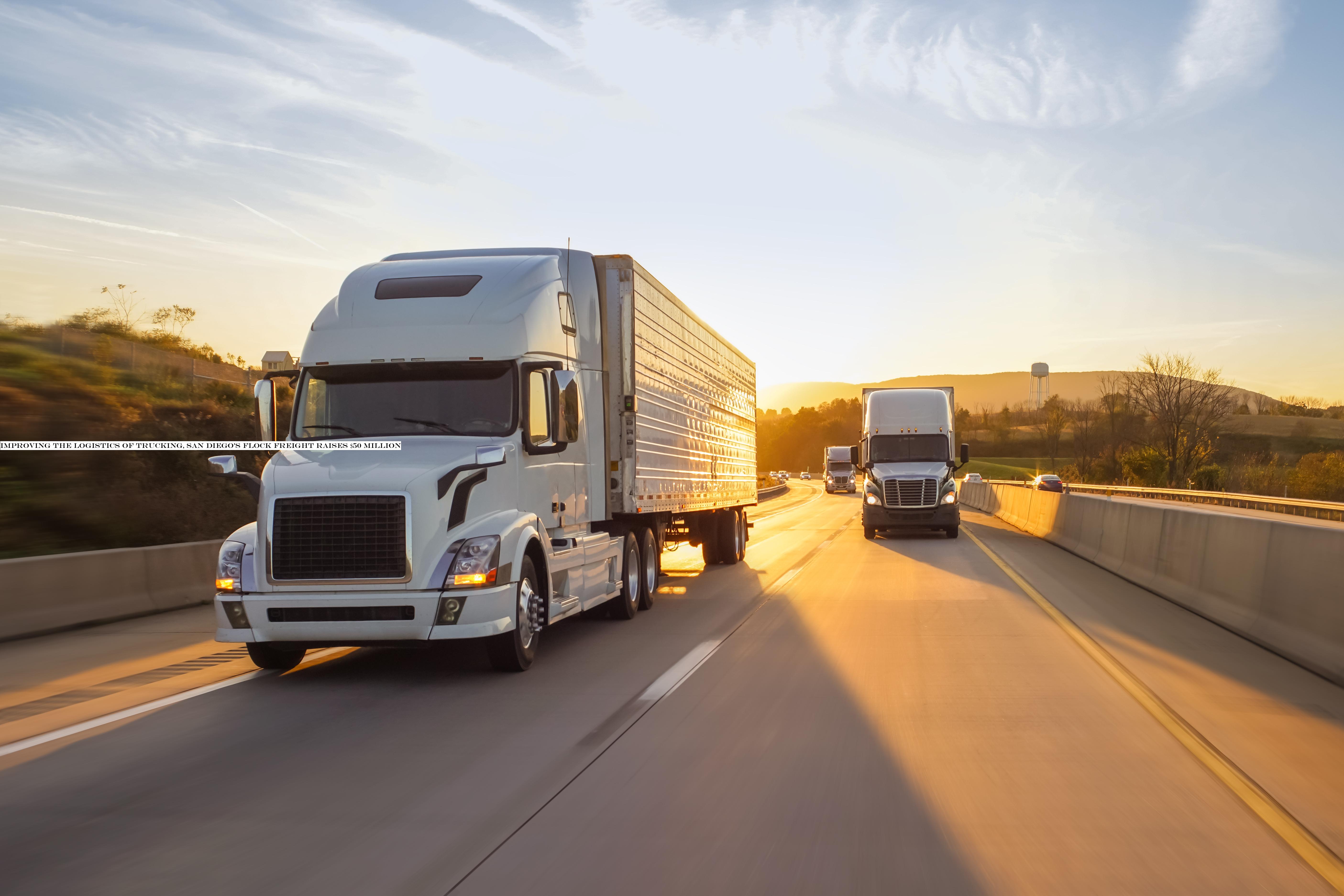 Improving the logistics of trucking, San DiegoFlock Freight raises $50 million