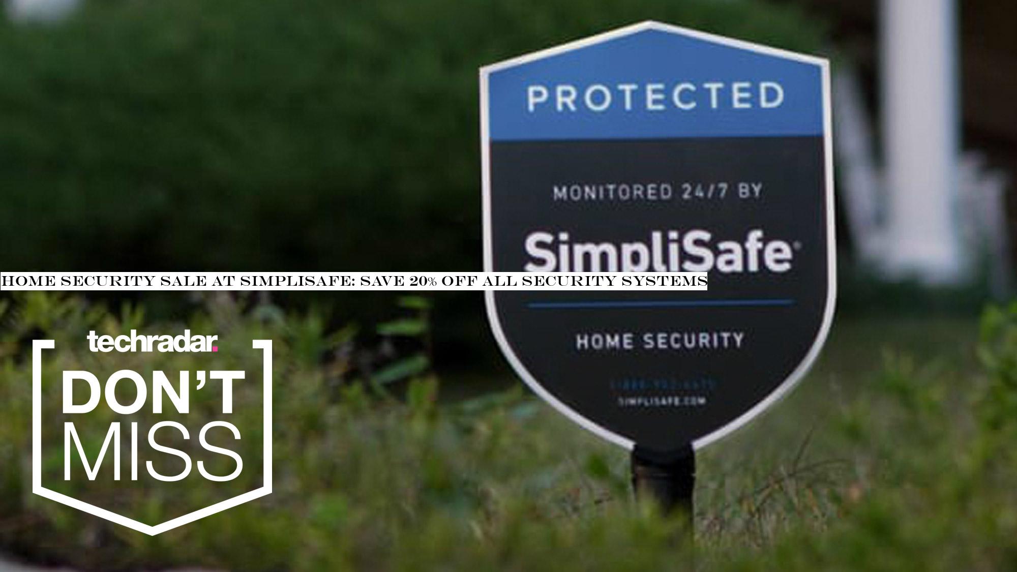 Home security sale at SimpliSafe: save 20% off all security systems