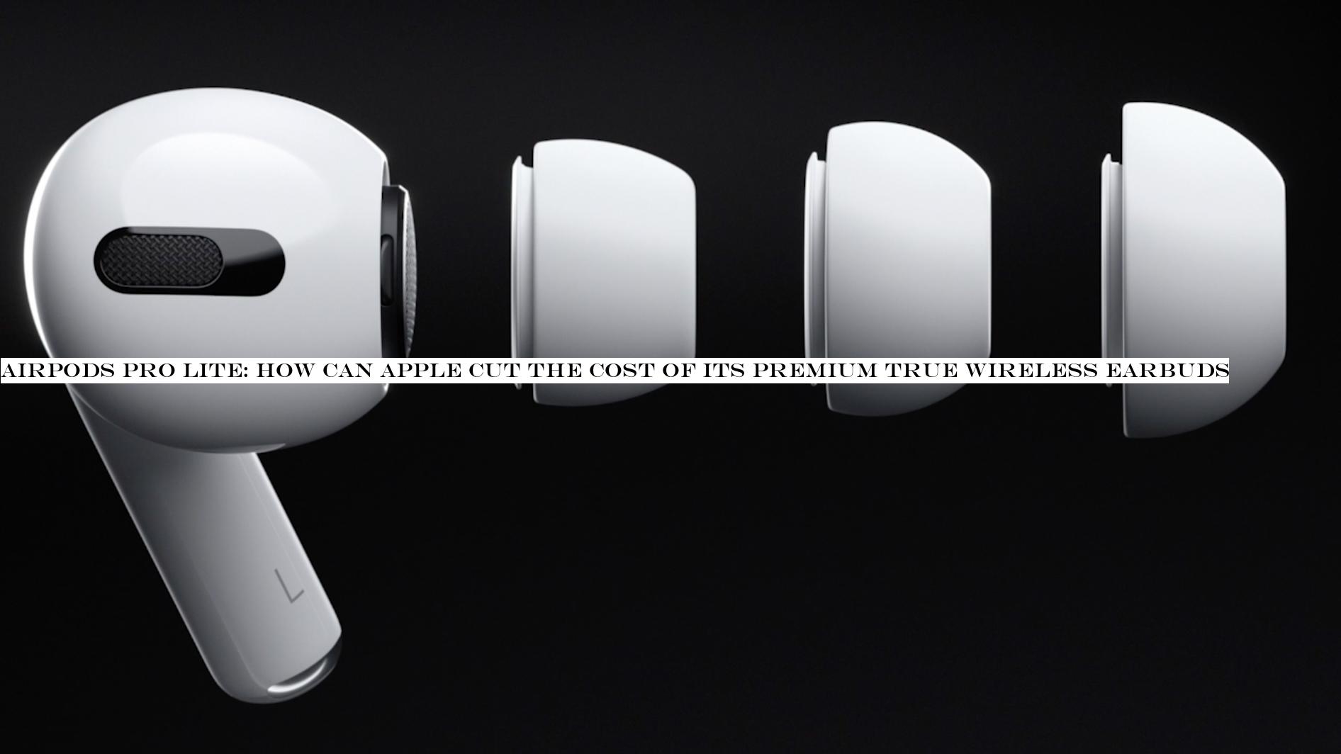The AirPods Pro come with silicone eartips, an improvement upon the originals.