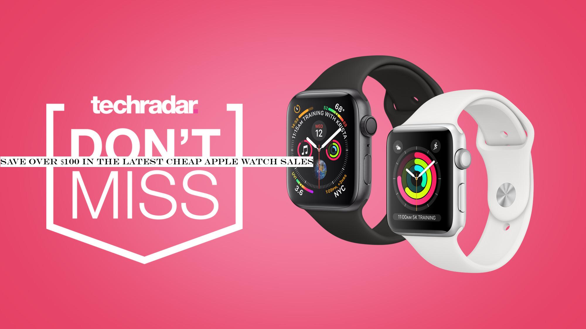 Save over $100 in the latest cheap Apple Watch sales