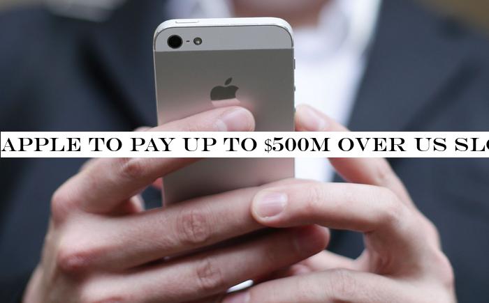 Apple to pay up to $500m over US slow phone claims