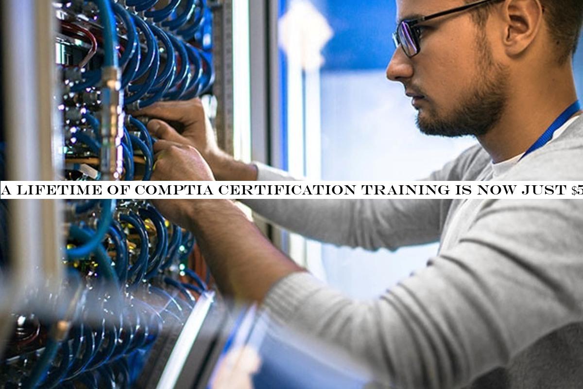A lifetime of CompTIA certification training is now just $50