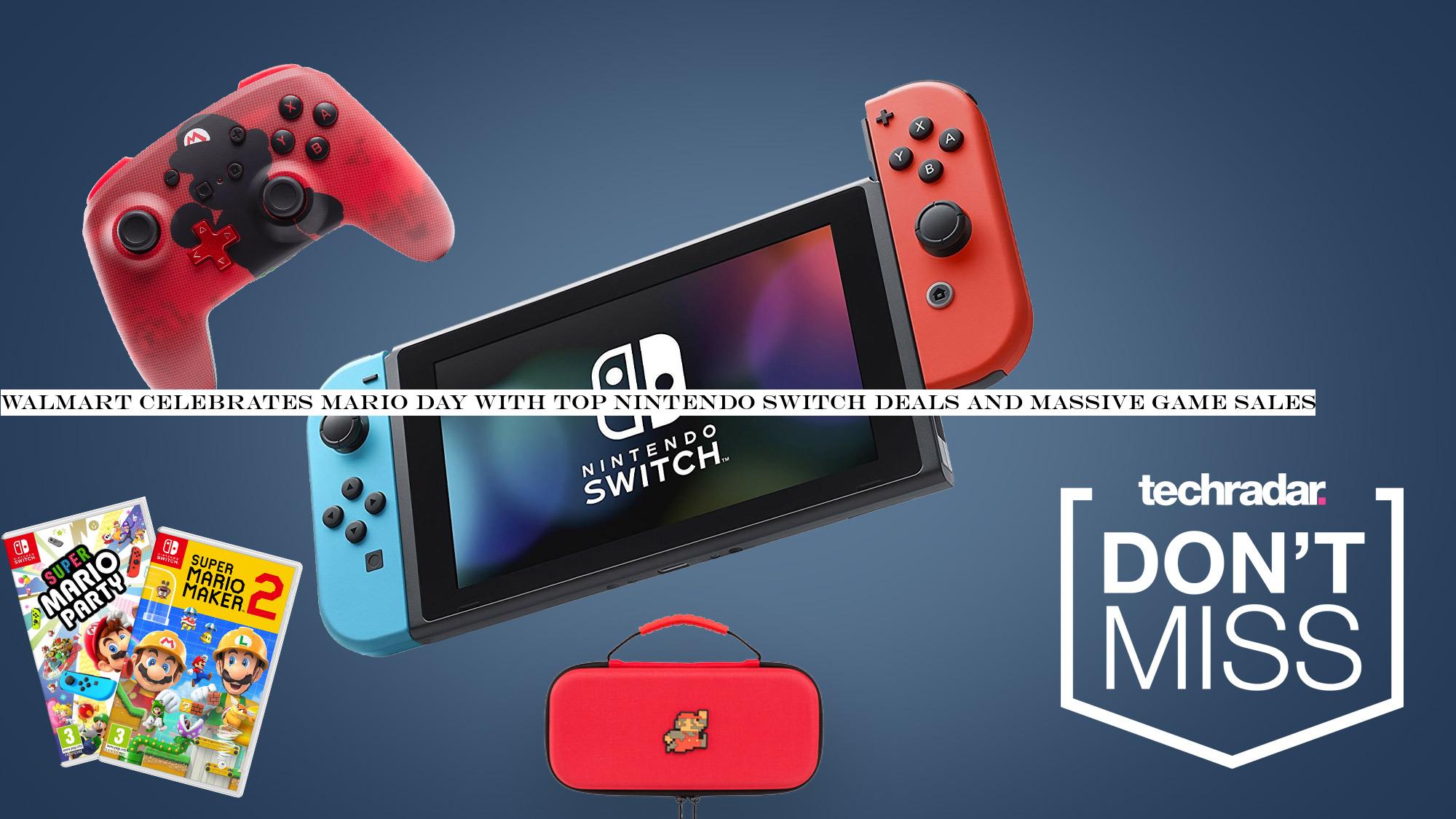 Walmart celebrates Mario Day with top Nintendo Switch deals and massive game sales