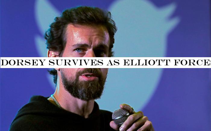 Dorsey survives as Elliott forces change at Twitter