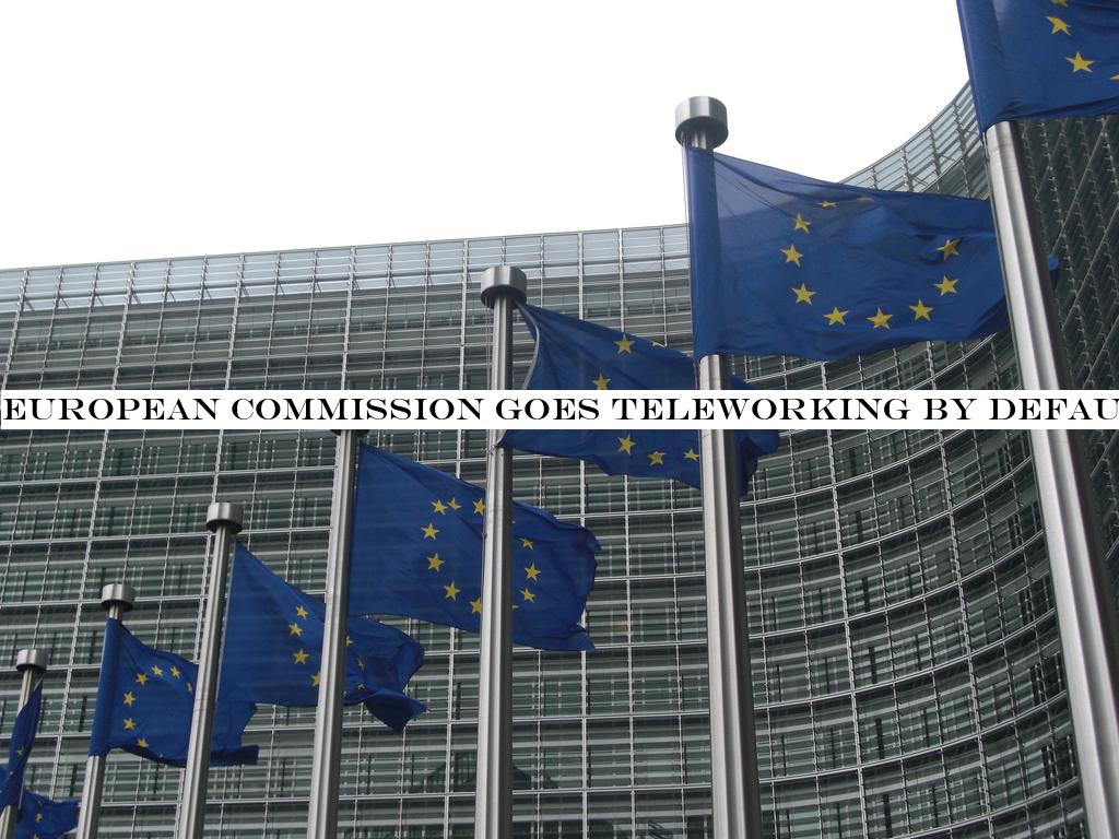 European Commission goes teleworking by default over COVID-19