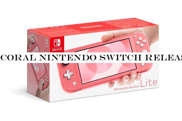 Coral Nintendo Switch releasing in April will add a splash of colour to monochrome consoles