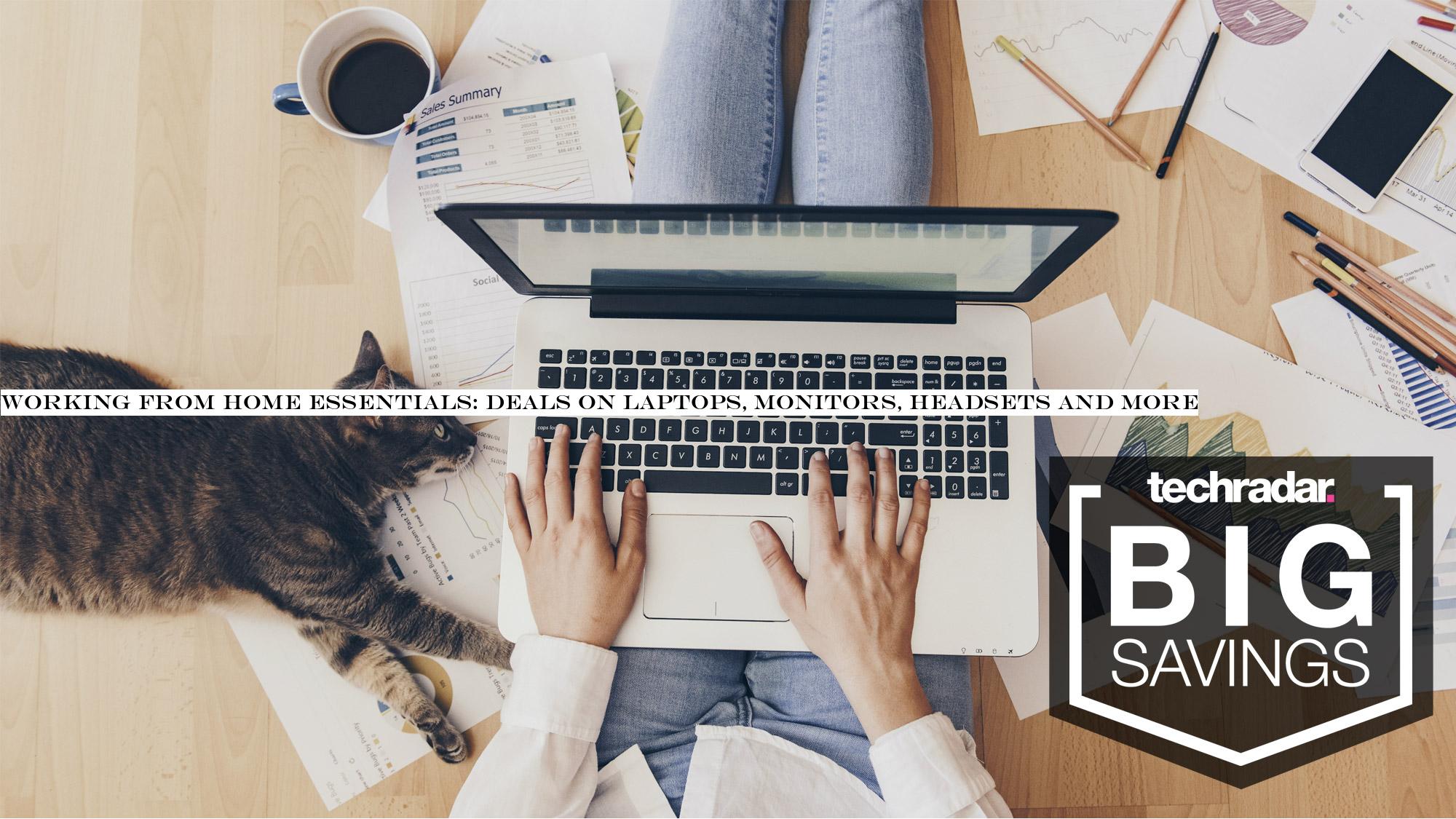 Working from home essentials: deals on laptops, monitors, headsets and more