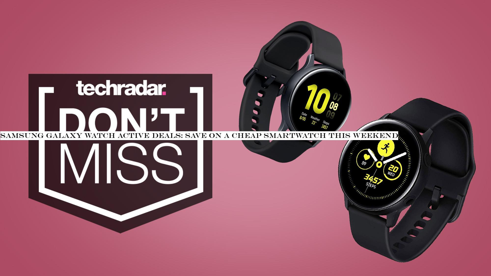 Samsung Galaxy Watch Active deals: save on a cheap smartwatch this weekend