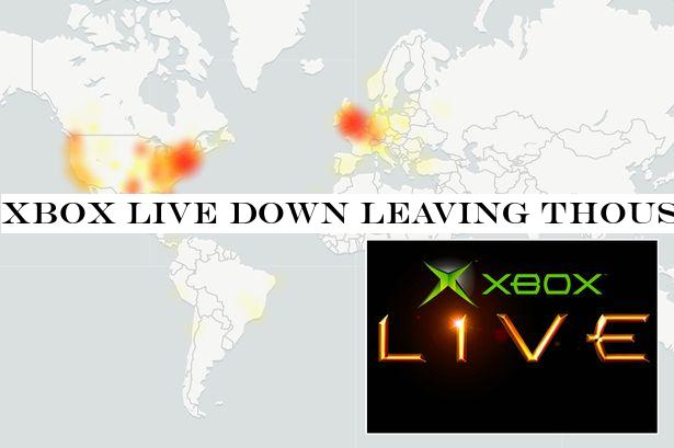 Xbox Live down leaving thousands of gamers unable to play or sign in