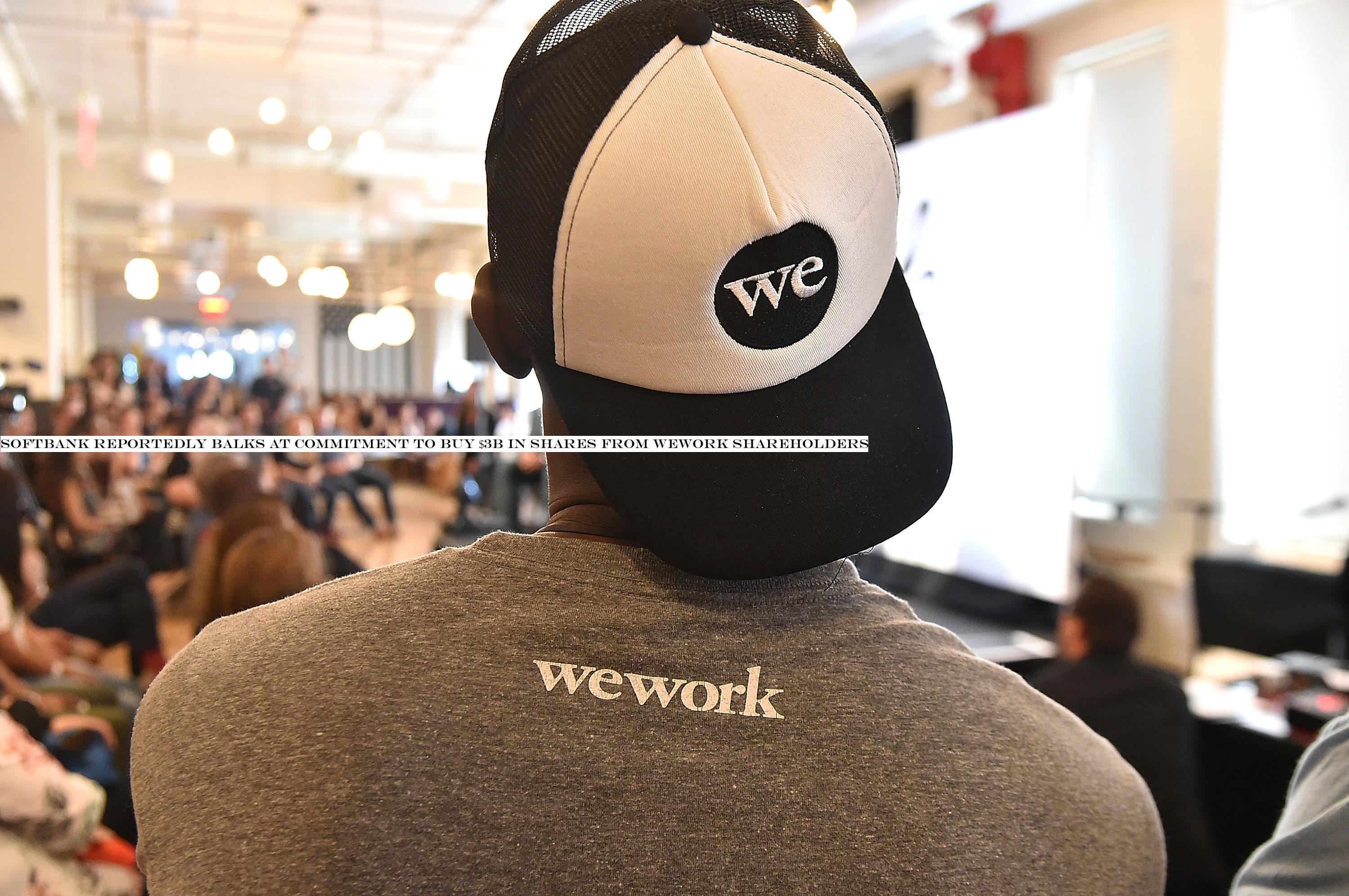 SoftBank reportedly balks at commitment to buy $3B in shares from WeWork shareholders