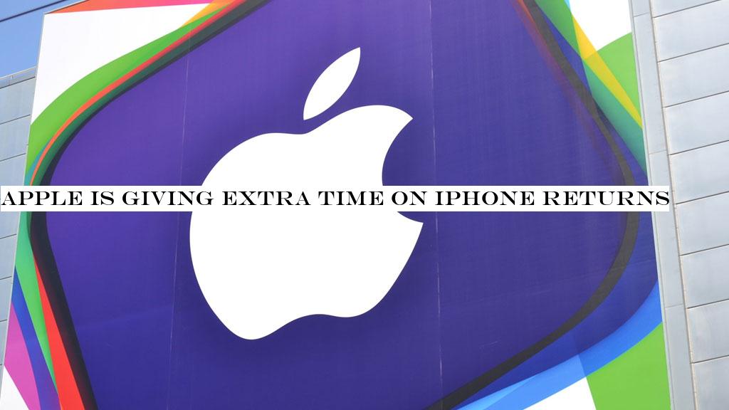 Apple is giving extra time on iPhone returns