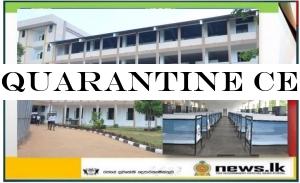 Quarantine centre set up at Boossa naval premises