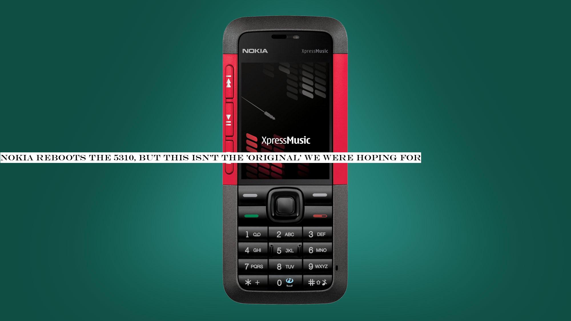 Nokia reboots the 5310, but this isn't the 'Original' we were hoping for
