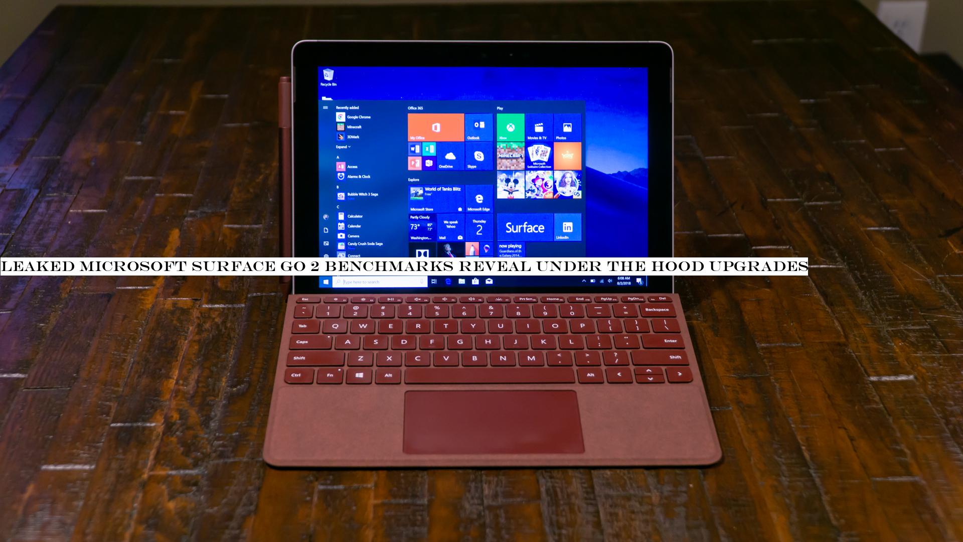 Leaked Microsoft Surface Go 2 benchmarks reveal under the hood upgrades