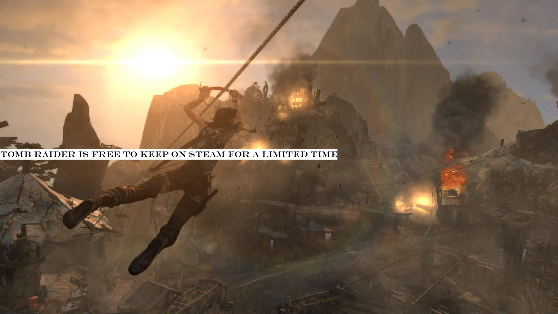 Tomb Raider is free to keep on Steam for a limited time