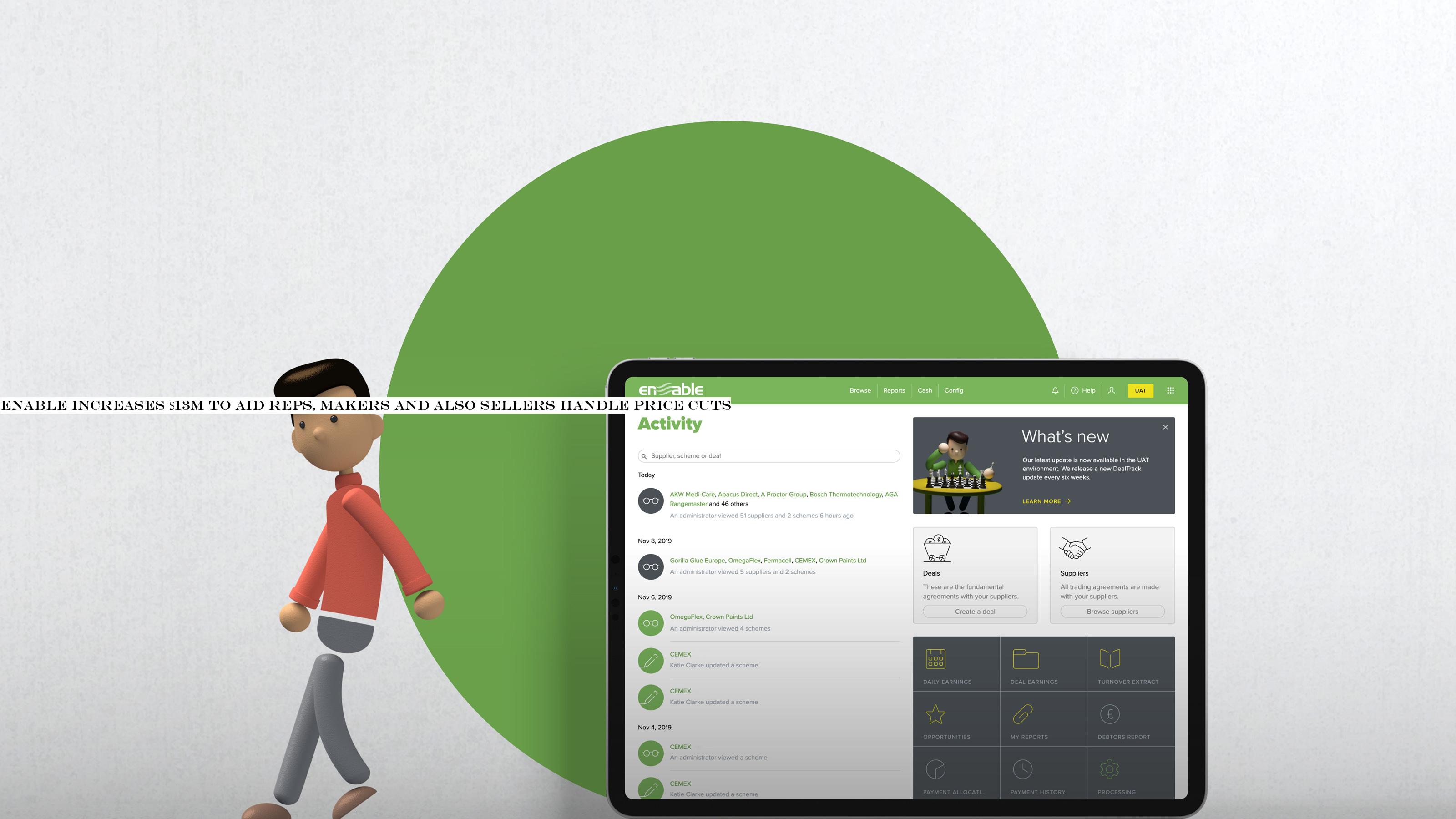 Enable raises $13M to help distributors, manufacturers and retailers manage rebates