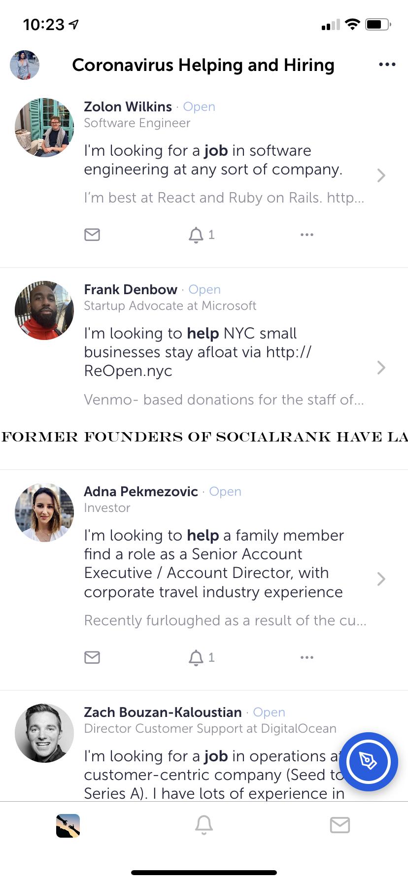 Former founders of SocialRank have launched a job board for COVID-19 layoffs