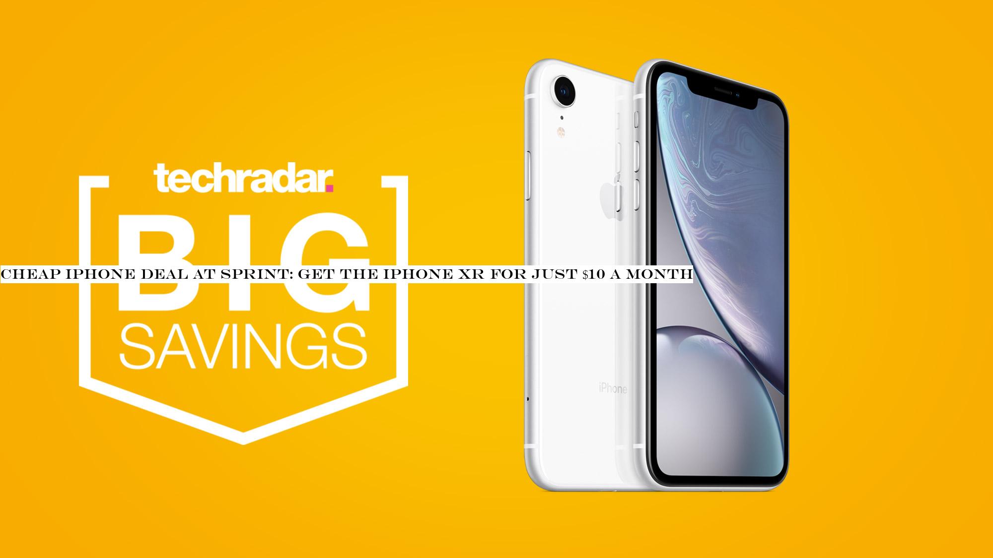 Cheap iPhone deal at Sprint: get the iPhone XR for just $10 a month