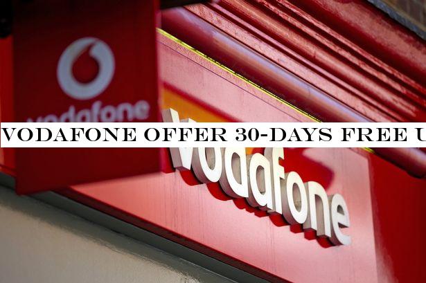 Vodafone offer 30-days free unlimited mobile data for pay monthly customers