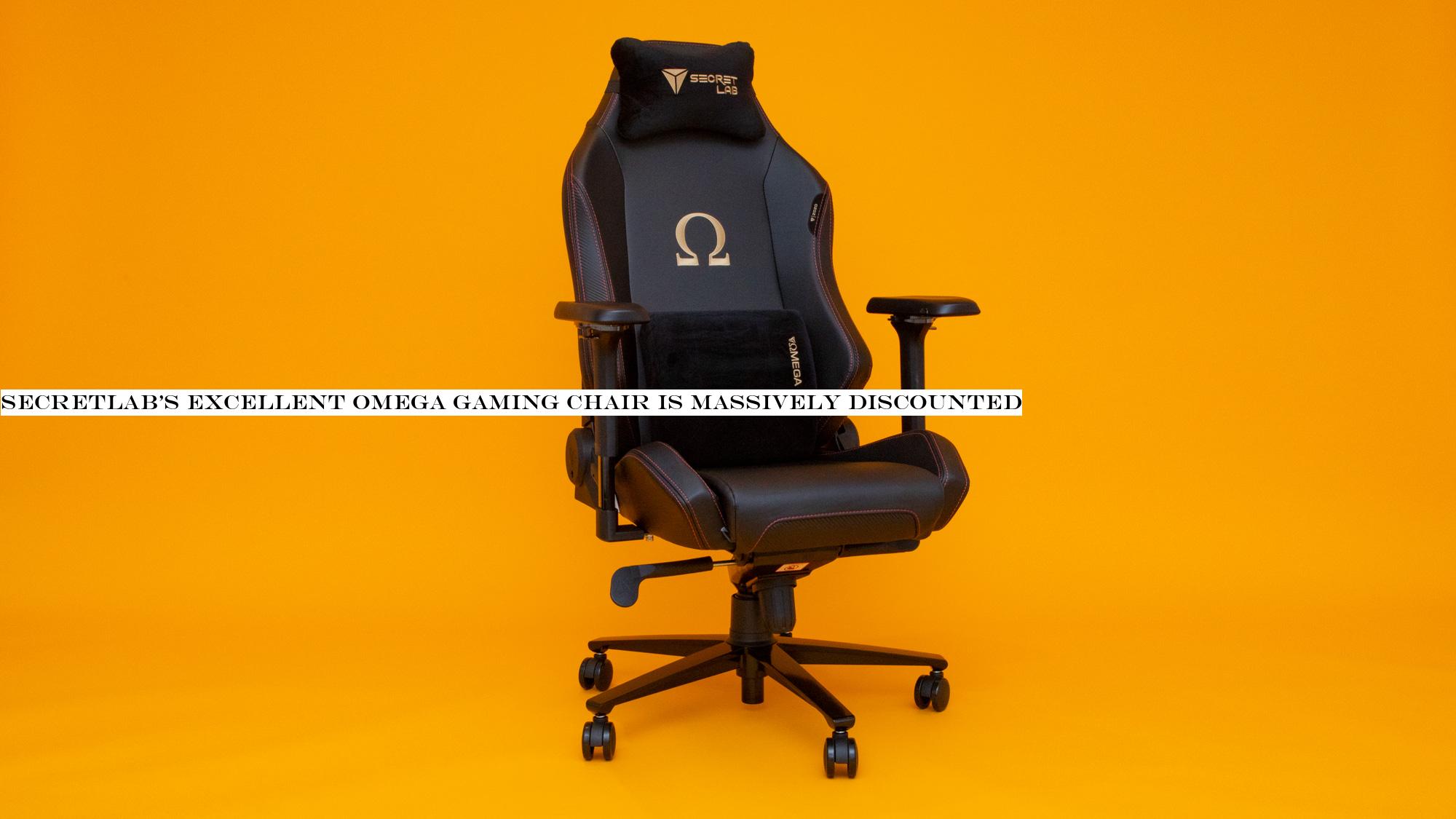 Secretlab's excellent Omega gaming chair is massively discounted