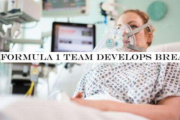 Formula 1 team develops breathing aid for coronavirus patients
