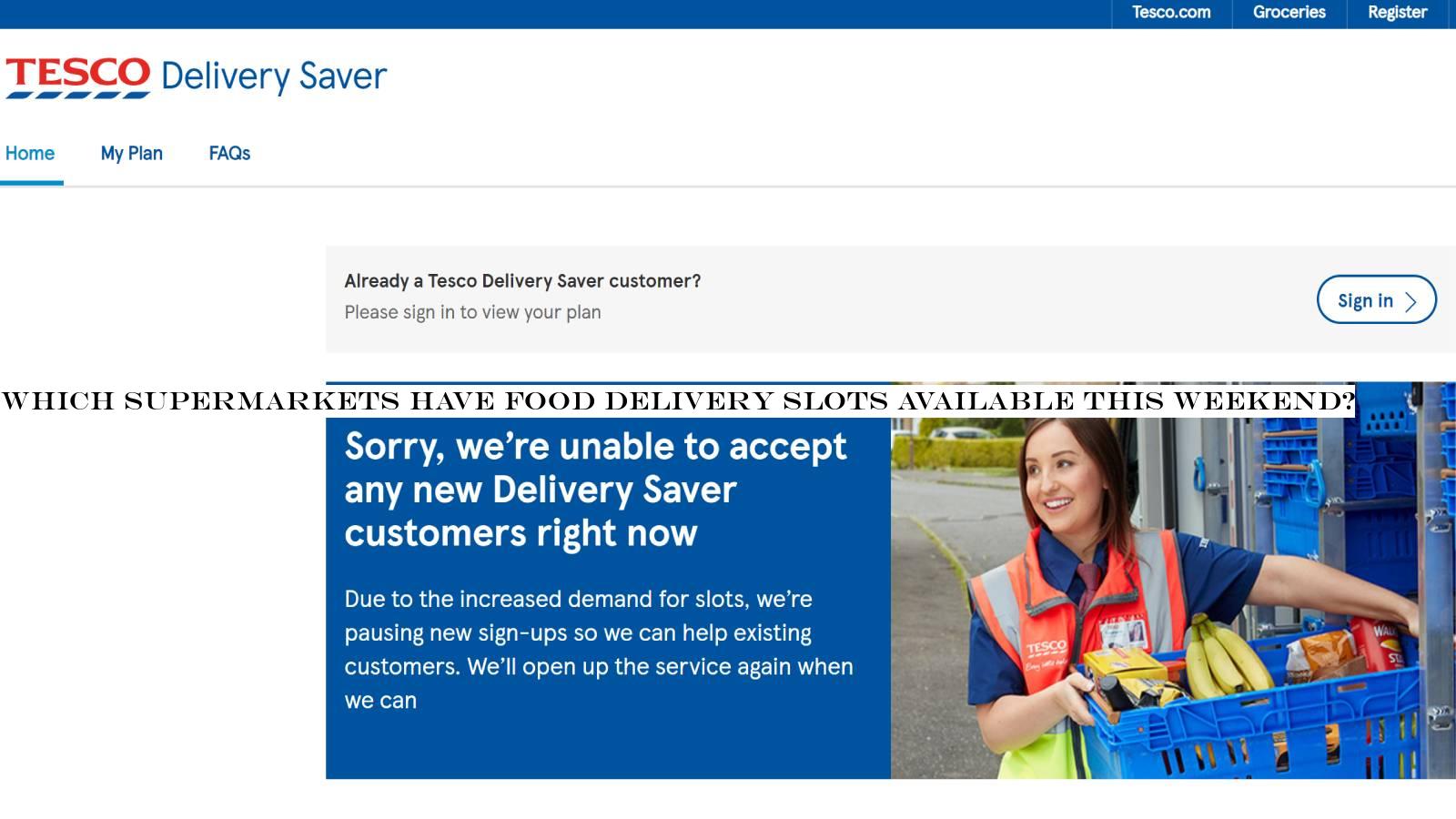 Tesco home delivery Tesco home delivery