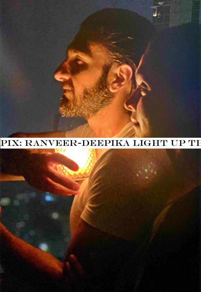 PIX: Ranveer-Deepika light up the night