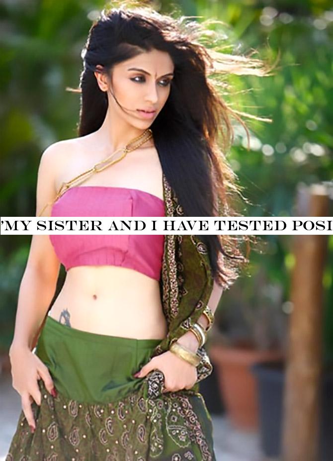 'My sister and I have tested positive for COVID-19'