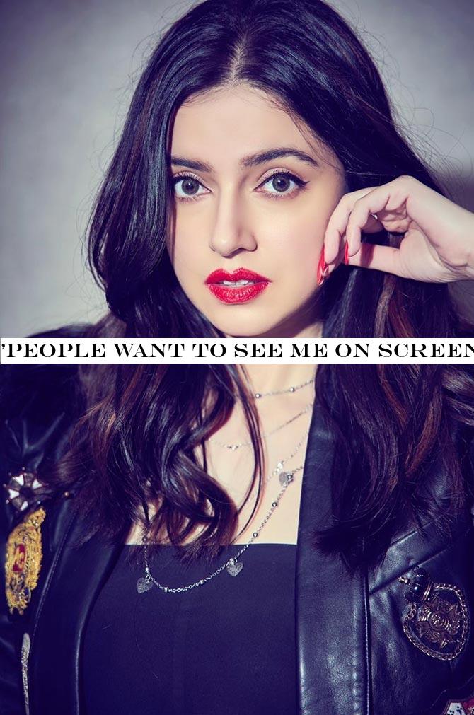 'People want to see me on screen'