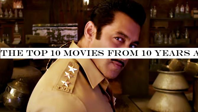 The TOP 10 Movies from 10 Years Ago