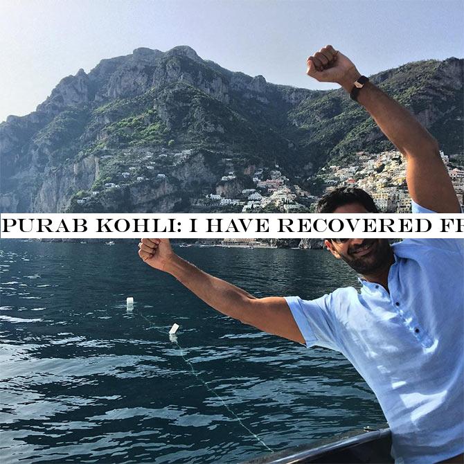 Purab Kohli: I have recovered from coronavirus