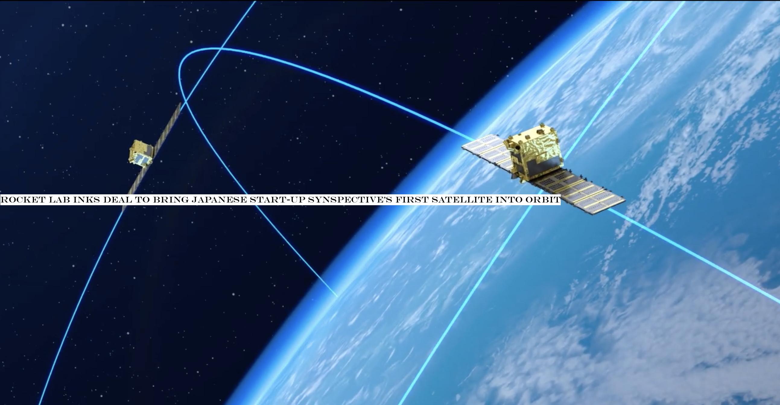 Rocket Lab inks deal to carry Japanese startup Synspectivefirst satellite into orbit