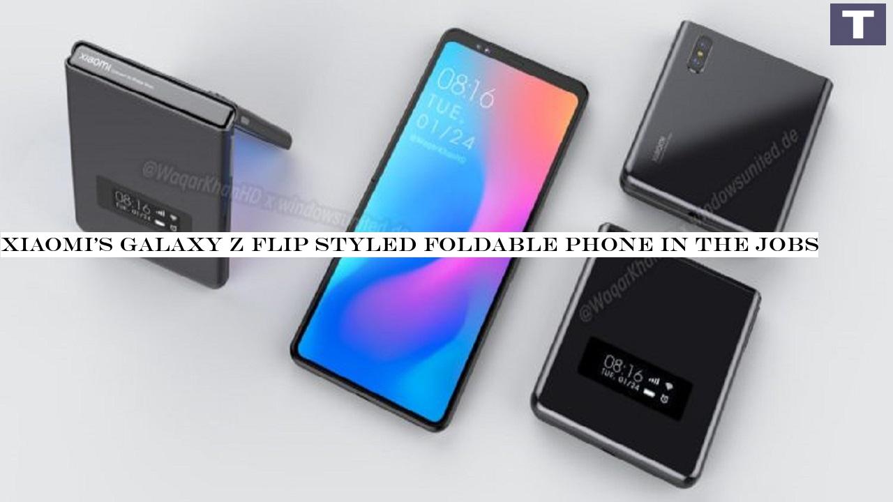 XiaomiGalaxy Z Flip styled foldable phone in the works