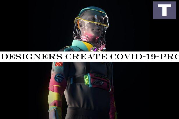 Designers create COVID-19-proof raving suit for clubbers with 'space helmet'