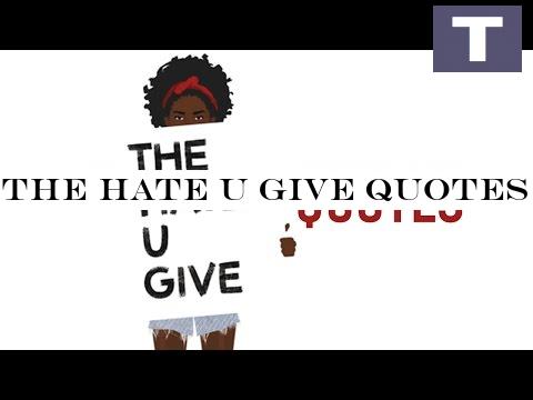 The Hate U Give Quotes by Angie Thomas