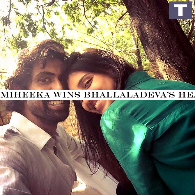 Miheeka wins Bhallaladeva's heart