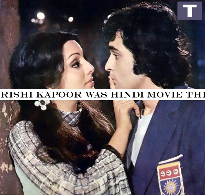 Rishi Kapoor was Hindi cinema's safety valve