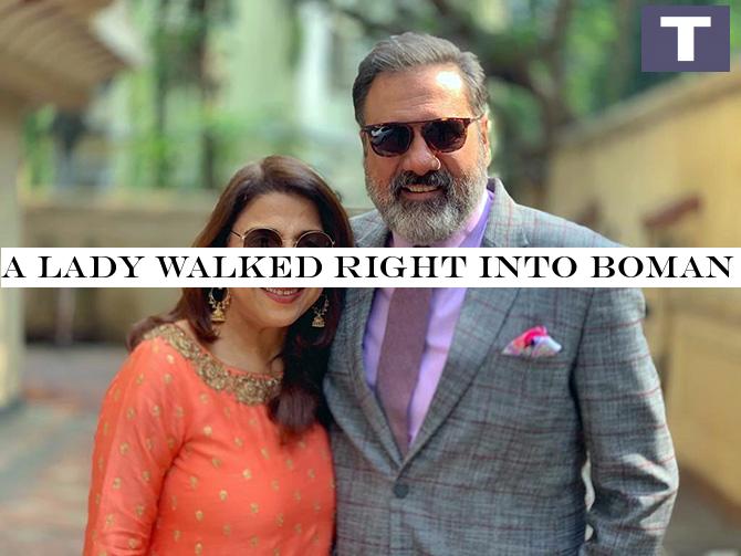 A lady walked into Boman Irani's wafer shop and