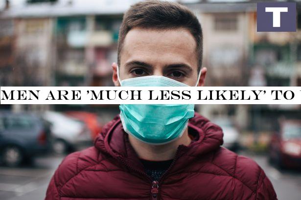 Men are 'less likely' to wear face masks because they're 'a sign of weakness'