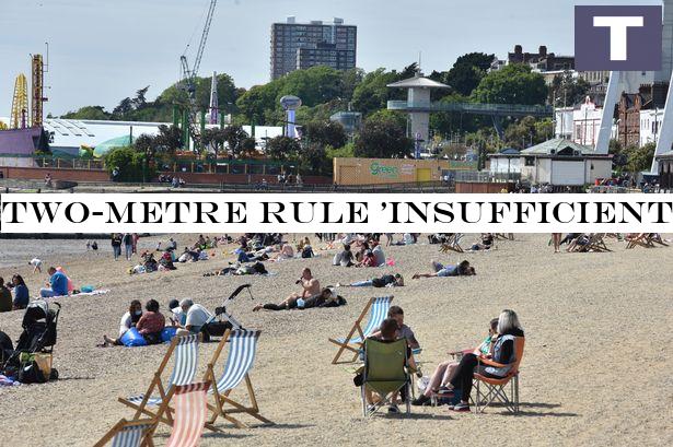 Two-metre rule 'not enough to protect you' from coronavirus in windy weather
