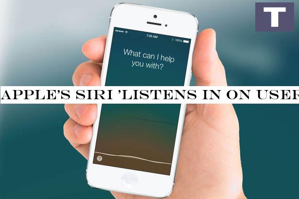 Apple's Siri 'listens in on users' intimate moments', whistleblower claims